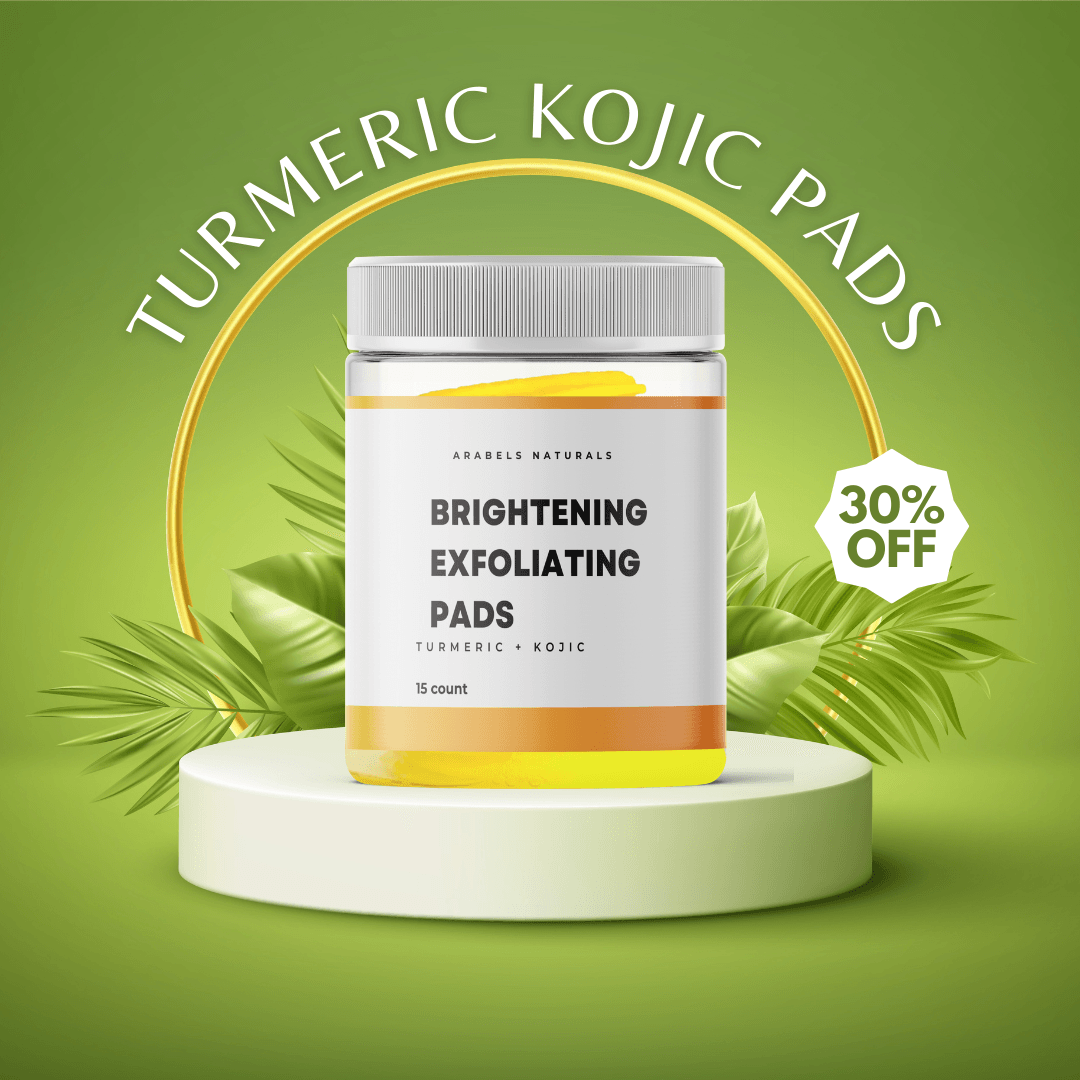 Glow Up Pads - Turmeric & Kojic Acid Brightening Pads 30 ct