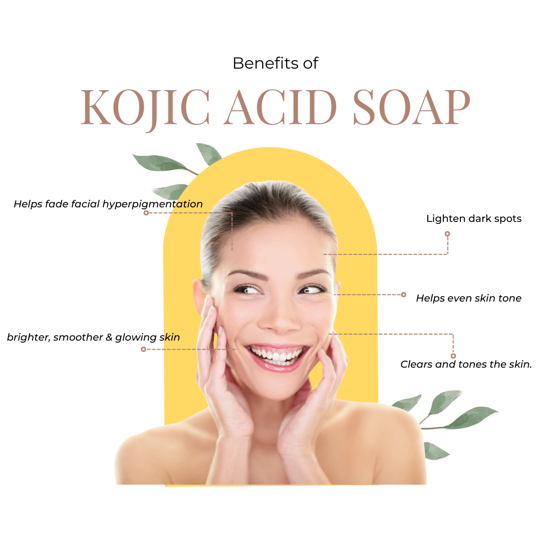 Brightening Soap Kojic Acid Soap Skin Reduce Appearance Of  Hyperpigmentation